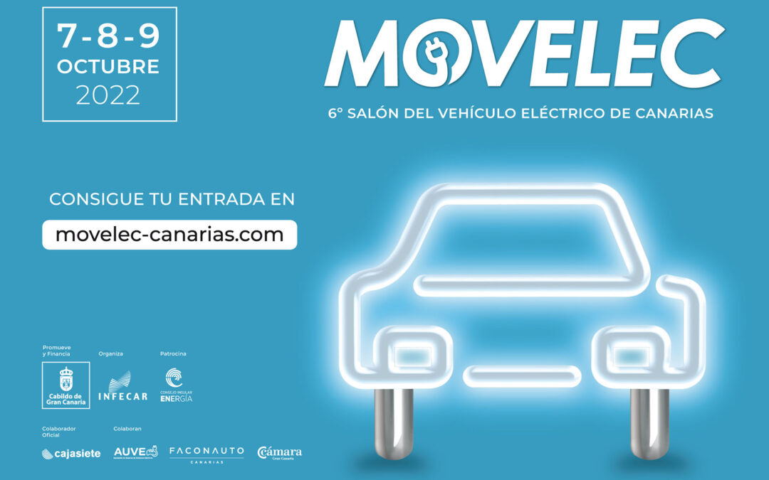 El Salón del Vehículo Eléctrico de Canarias, Movelec, regresa a Infecar del 7 al 9 de octubre
